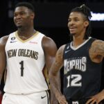 Ja Morant Zion Pelicans Grizzles