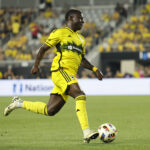 Hinestroza em campo pelo Columbus Crew, dos Estados Unidos, em 2024