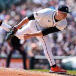 Detroit Tigers pitcher Tarik Skubal (29) throws against Cleveland Guardians during the first inning at Comerica Park in Detroit on Thursday, Sept. 18, 2025.