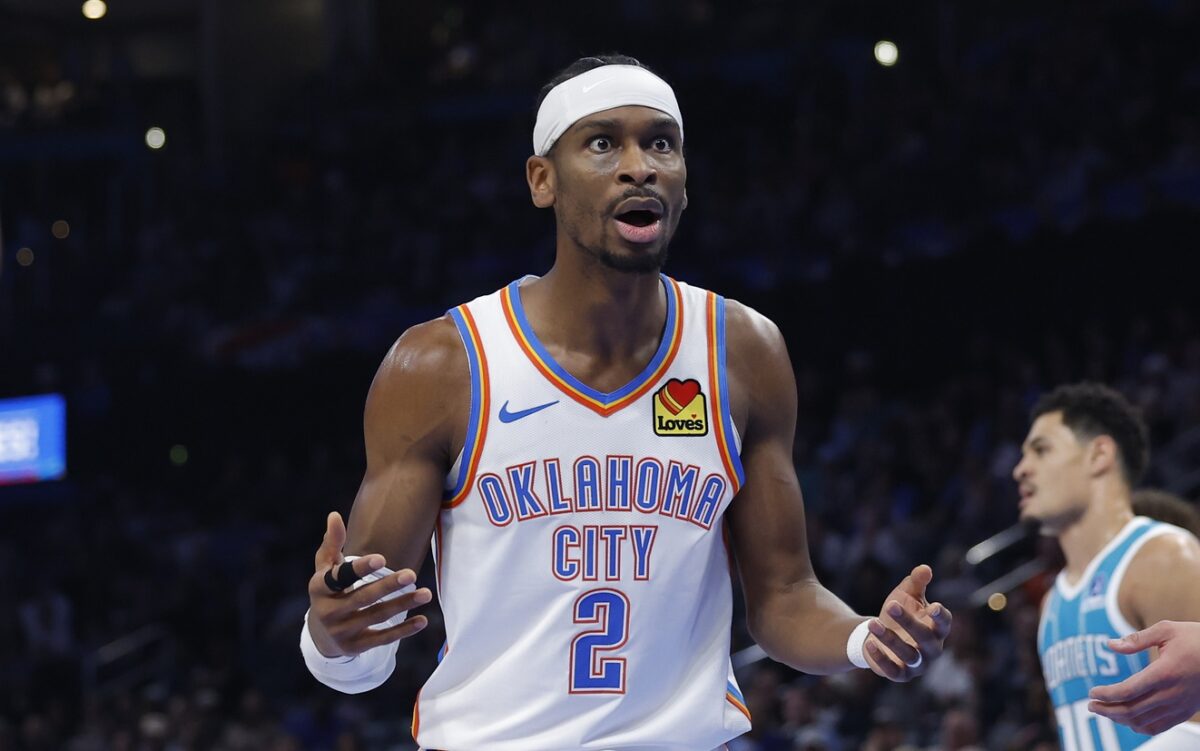 Thunder OKC Shai Hornets