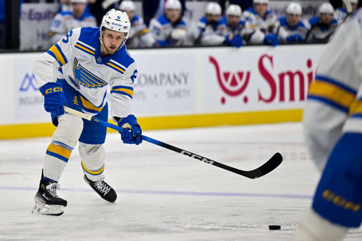 Philip Broberg assina extensão contratual com St. Louis Blues