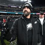 Jan 11, 2026; Philadelphia, PA, USA; Philadelphia Eagles head coach Nick Sirianni looks on after an NFC Wild Card Round game against the San Francisco 49ers at Lincoln Financial Field. Mandatory Credit: Eric Hartline-Imagn Images