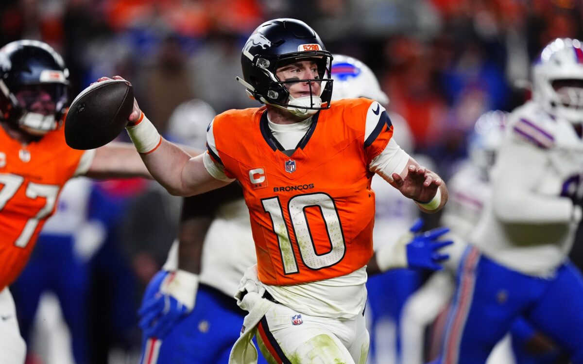 Bo Nix fora dos NFL Playoffs Broncos