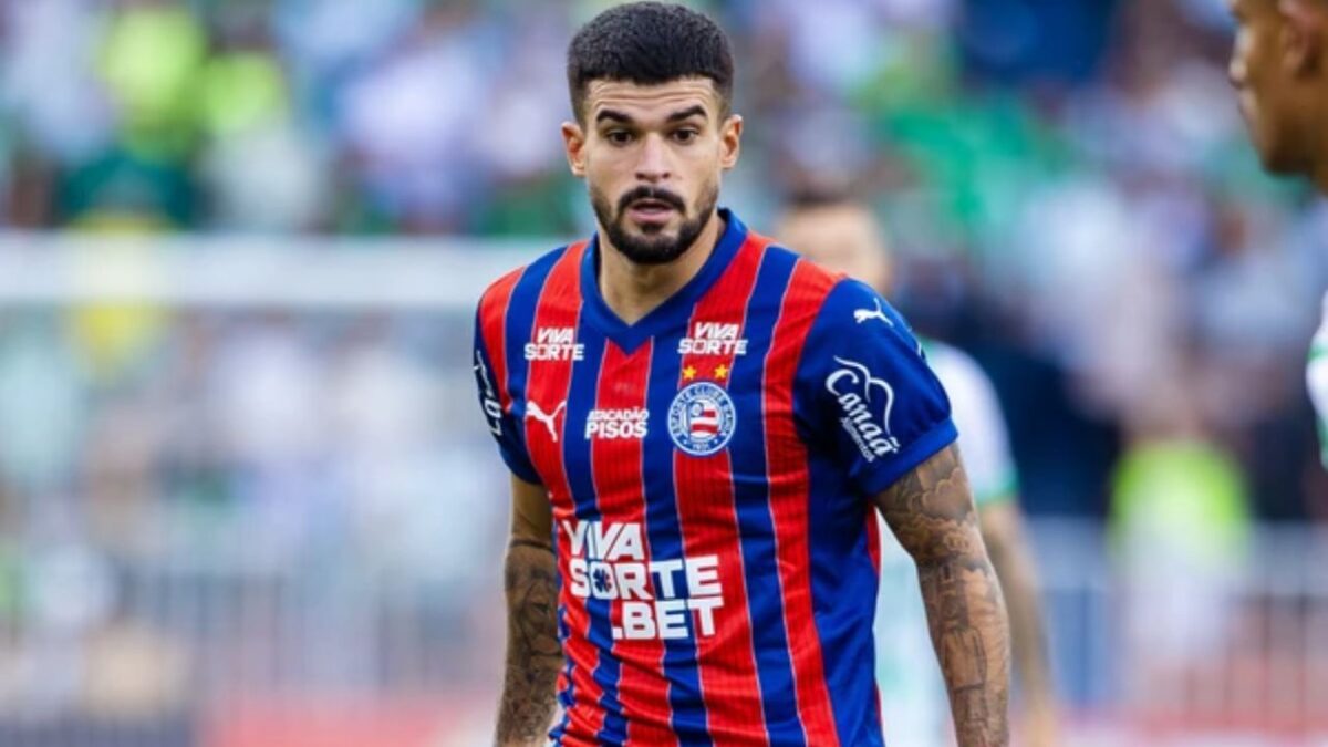 Cauly em campo pelo Bahia