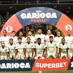 Time sub-20 do Flamengo antes do jogo contra o Volta Redonda - Raulino de Oliveira, Campeonato Carioca, 17/01/2026