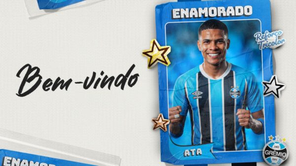 Grêmio anuncia a contratação de atacante colombiano