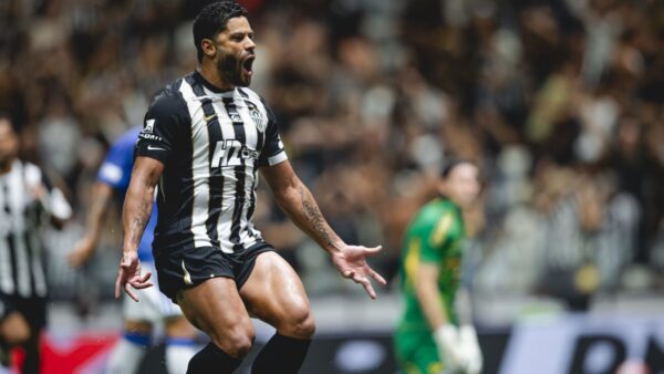 Hulk comemorando seu gol em Atl&eacute;tico-MG 2 x 1 Cruzeiro - Arena MRV, Campeonato Mineiro (25/01/2026)