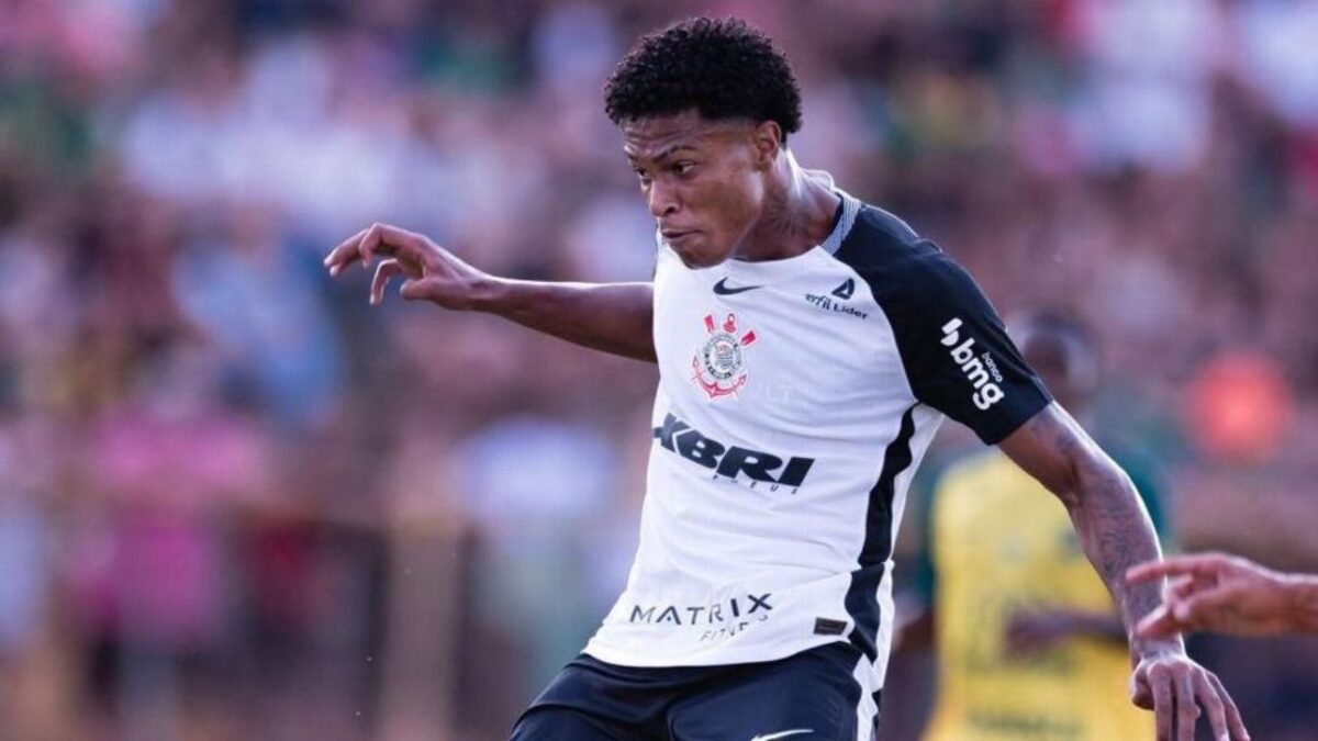 Luiz Fábio Favela, centroavante do Corinthians na Copinha 2026