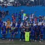 Time sub-20 do Águia de Marabá comemorando vitória na Copinha 2026