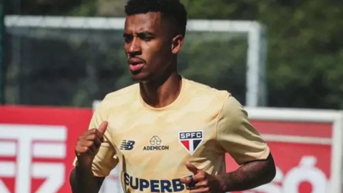 Marcos Antônio em treino do São Paulo