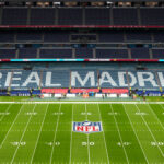 NFL na Espanha Nov 16, 2025; Madrid, Spain; The interior of the stadium is see prior to the 2025 NFL Madrid Game between the Miami Dolphins and the Washington Commanders at Santiago Bernabeu Stadium. Mandatory Credit: Kirby Lee-Imagn Images