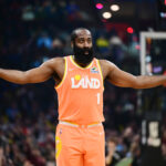 James Harden Cavaliers Pistons