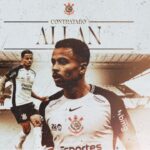 Pôster do Corinthians para a contratação do volante Allan