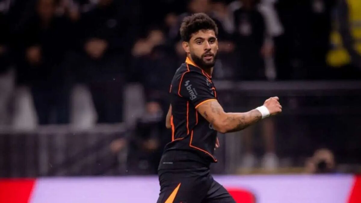 Yuri Alberto em campo pelo Corinthians