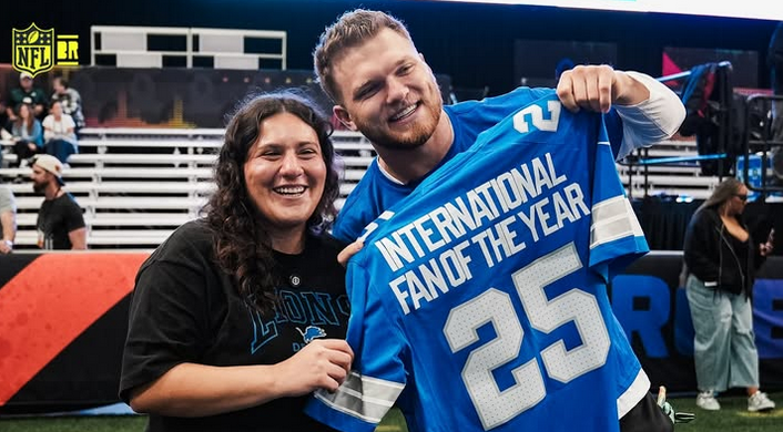 NFL International fan of the Year Brasil