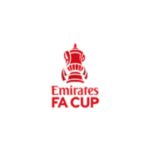 Logo da FA Cup em um fundo branco
