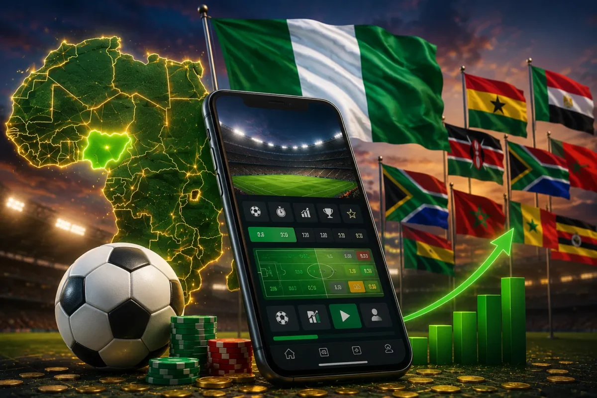 Apostas desportivas m&oacute;veis em &Aacute;frica