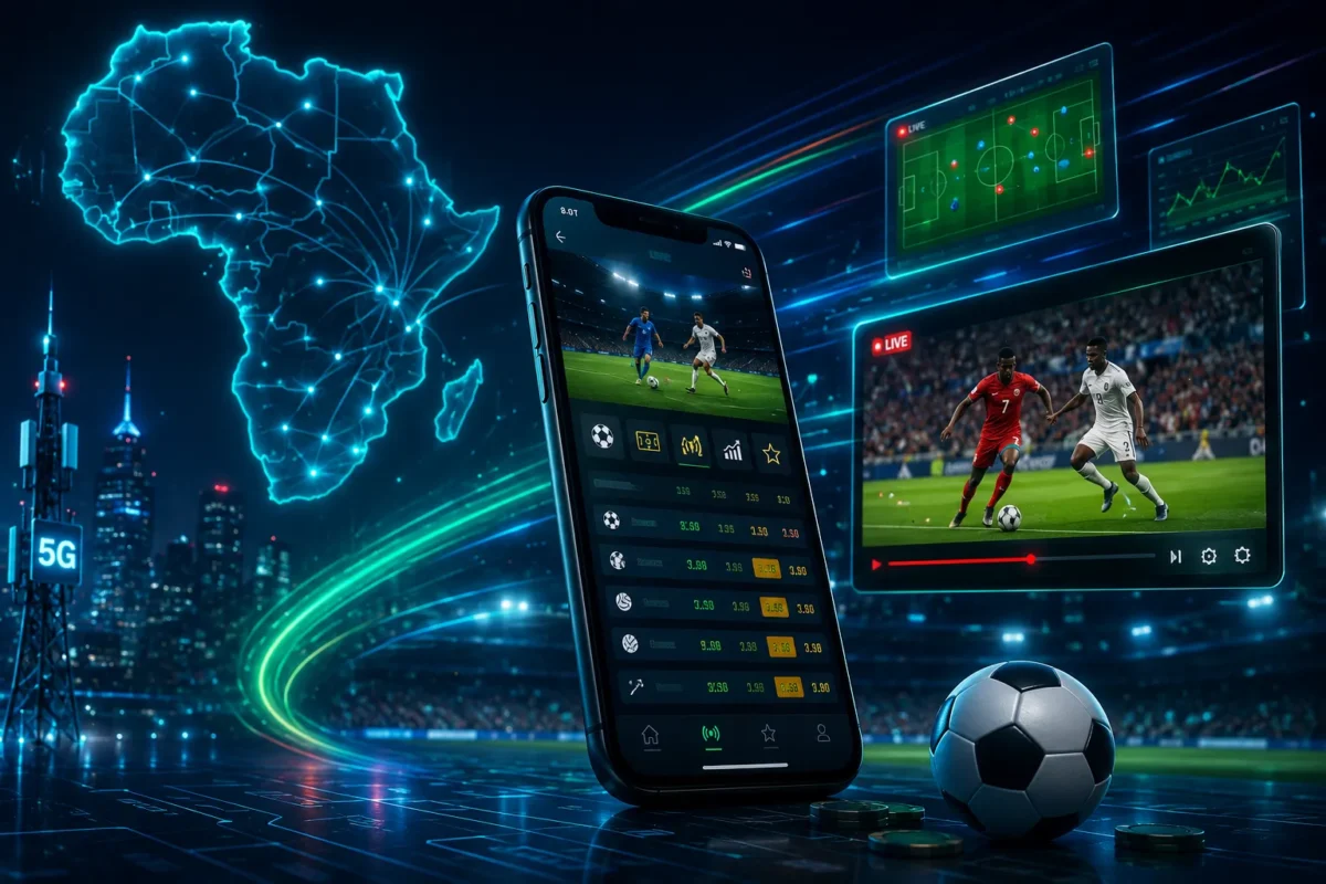 Apostas desportivas m&oacute;veis em &Aacute;frica